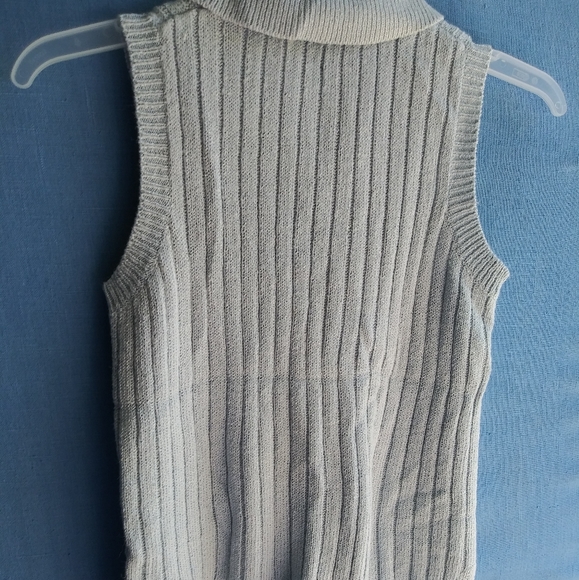 Russ Women's Size Small Blue Sweater Vest Top - Picture 5 of 5